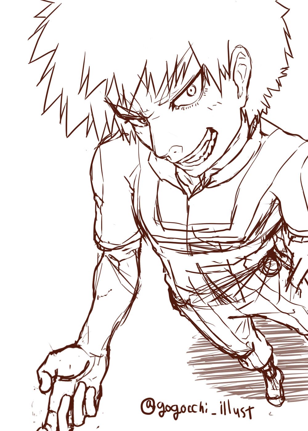 午後っち イラスト垢 爆豪少年落書き ヒロアカ 僕のヒーローアカデミア 爆豪勝己 午後っち イラスト垢 爆豪少年落書き ヒロアカ 僕のヒーローアカデミア 爆豪勝己