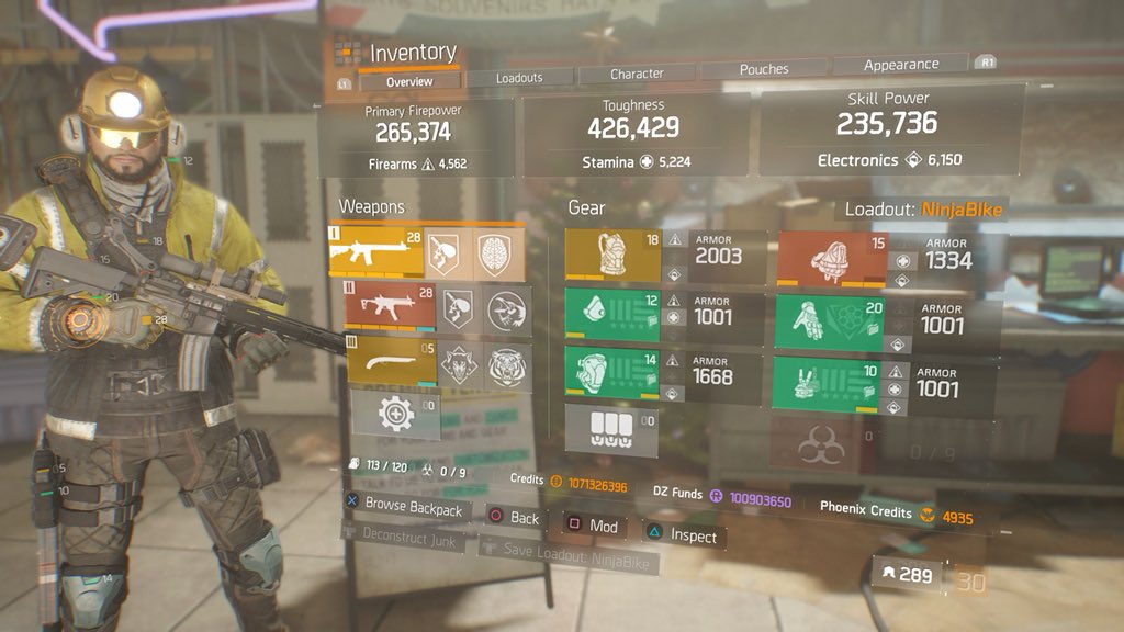 Stackcluster's tweet photo. Ninja-Tac βforwardβ support build
Rapid chest, Skill Haste 49%.
#TheDivision
#DivisionBuildWednesday
1.8.2 https://t.co/I5EBNQzHXx