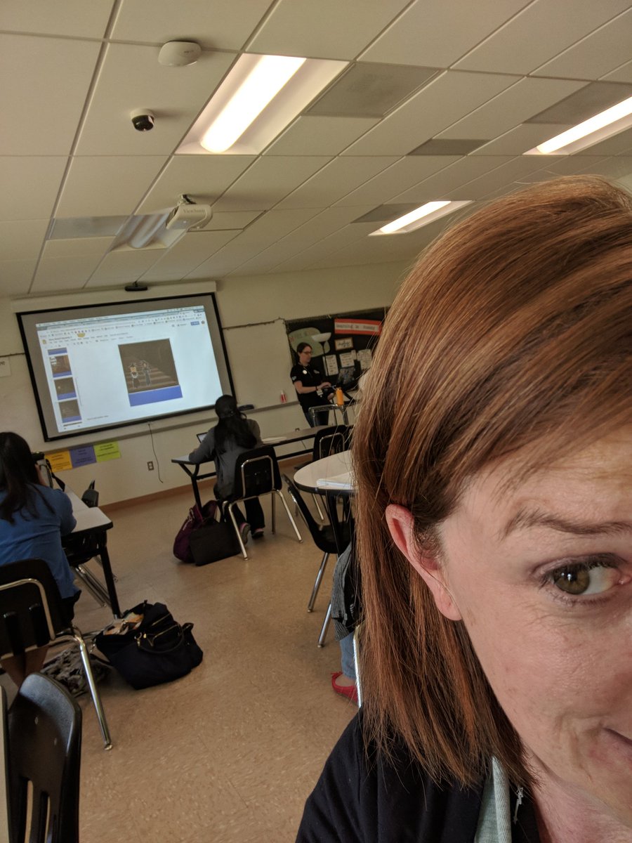 BranleyKatie's tweet photo. @TeachingTechNix  your session was so good it required 2 posts I am rushing out and creating a billion things off your resources right now. My favorite if I had to choose is student created magazine templates. Thanks for the learning #cuerockstar https://t.co/7eHeVFg7K4