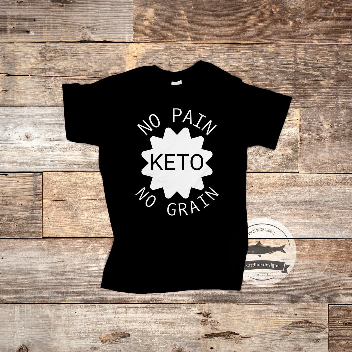 DesignsSardine's tweet photo. Keto Diet Shirt No Pain No Grain Ketones Ketosis Tee https://t.co/N2HwzQau7P #clothing #shirt #keto #ketosis #funnyketo #ketoshirt #workouttee #ketodiet #ketotee #lowcarb https://t.co/OeknF7cjyD