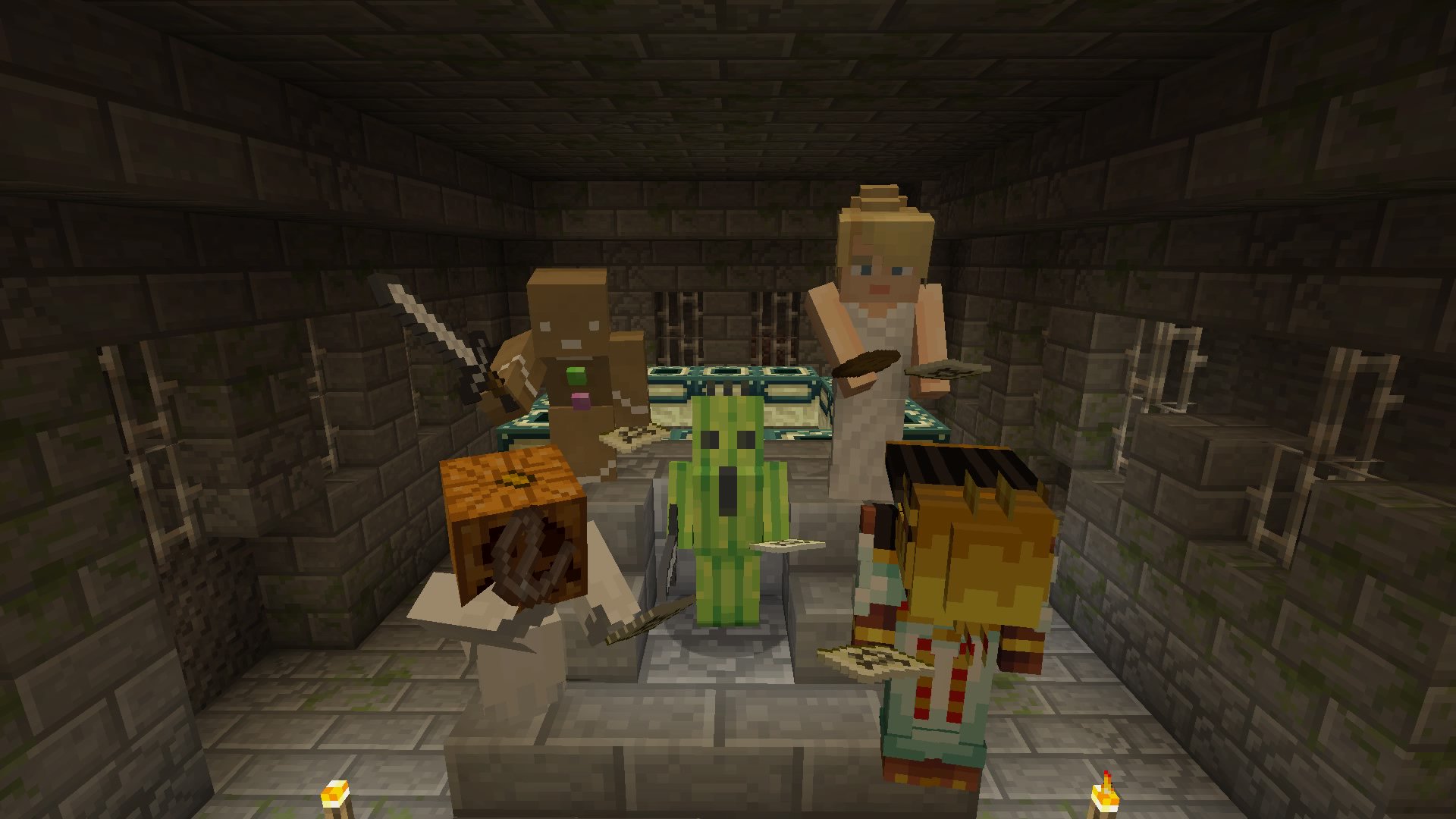 ロビーに帰れないはづき 昨日のハイライト エンドラ出発前 1枚目 撮るよー顔上げてー 2枚目 生き残りの村 Minecraft マイクラ エンダードラゴン T Co Y7ikx8kljc Twitter