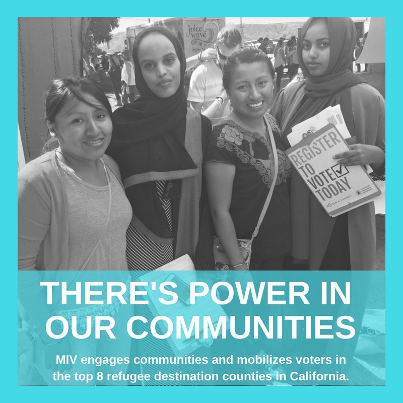 This #WorldRefugeeDay, we lift up the work of our partners Partnership for the Advancement of New Americans <a href="/PANASanDiego/">PANA</a> &amp; @SIREN_BayArea . Two powerful organizations working to mobilize refugee communities in Cali &amp; advance the rights of #allofus2018