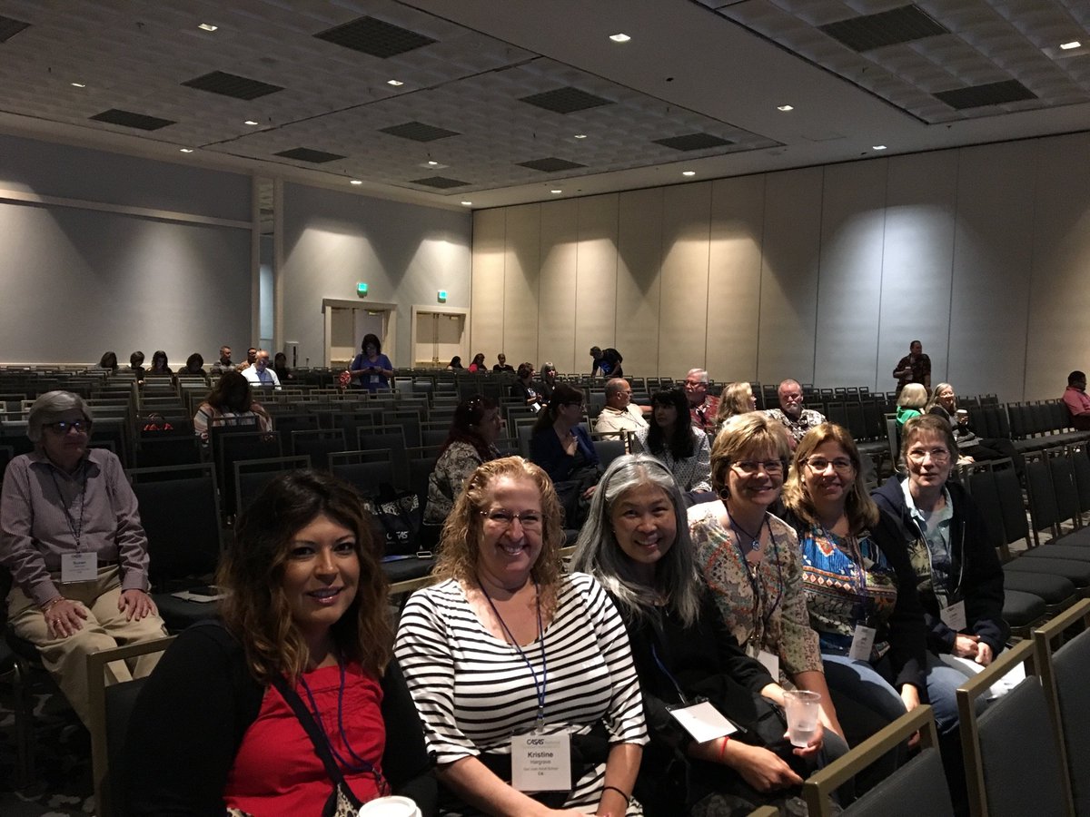 #CASASSI2018 the group from San Juan Adult Ed at the Wednesday keynote