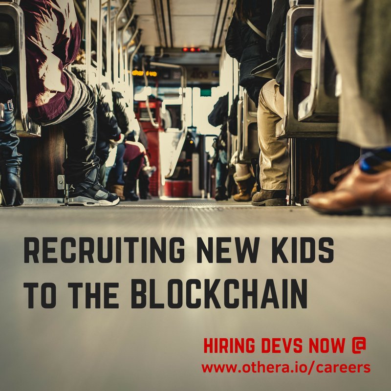 OTHERAGroup's tweet photo. Want to hang around the #blockchain? Visit our #careers page https://t.co/U3QRtz5UnB and #hustle your move! https://t.co/5kZ3AEHDDD
