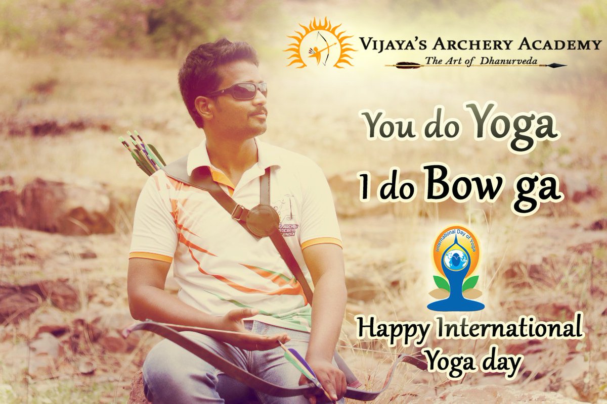 ArcheryVijaya's tweet photo. Happy International yoga day from Vijayas Archery Academy🏹 #vijayasarcheryacademy #archery #aparchery #kadapaarchery #yogaarchery #indiaarchery https://t.co/PNm9THLfsW