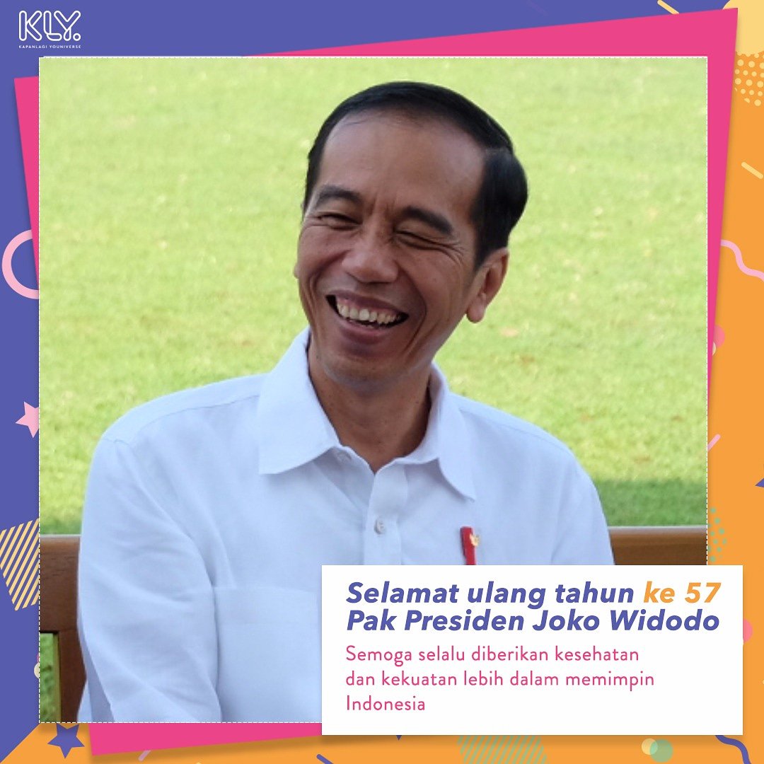 merdekadotcom's tweet photo. Saya disuruh bekerja, ya kerja. Mau dinilai jelek, terserah yang menilai. - Joko Widodo.
.
Selamat ulang tahun Pak Jokowi. Apa harapan kalian buat Pak Presiden nih?
.
.
#MDKnews #mdkquotes #jokowi #dirgahayujokowi #jokowiultah https://t.co/C6WPxUostZ