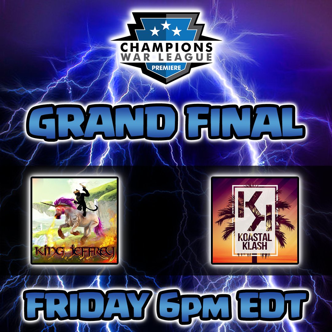 AdamCasts's tweet photo. CWL PREMIER GRAND FINAL
Can feel how excited i am just posting this!  The wait is almost over, join us Friday, 22nd June from 6pm Eastern (midnight Europe) as we begin this epic final.  We'll be live on Twitch and YouTube, let's get hyped! https://t.co/Z519gKtHjK