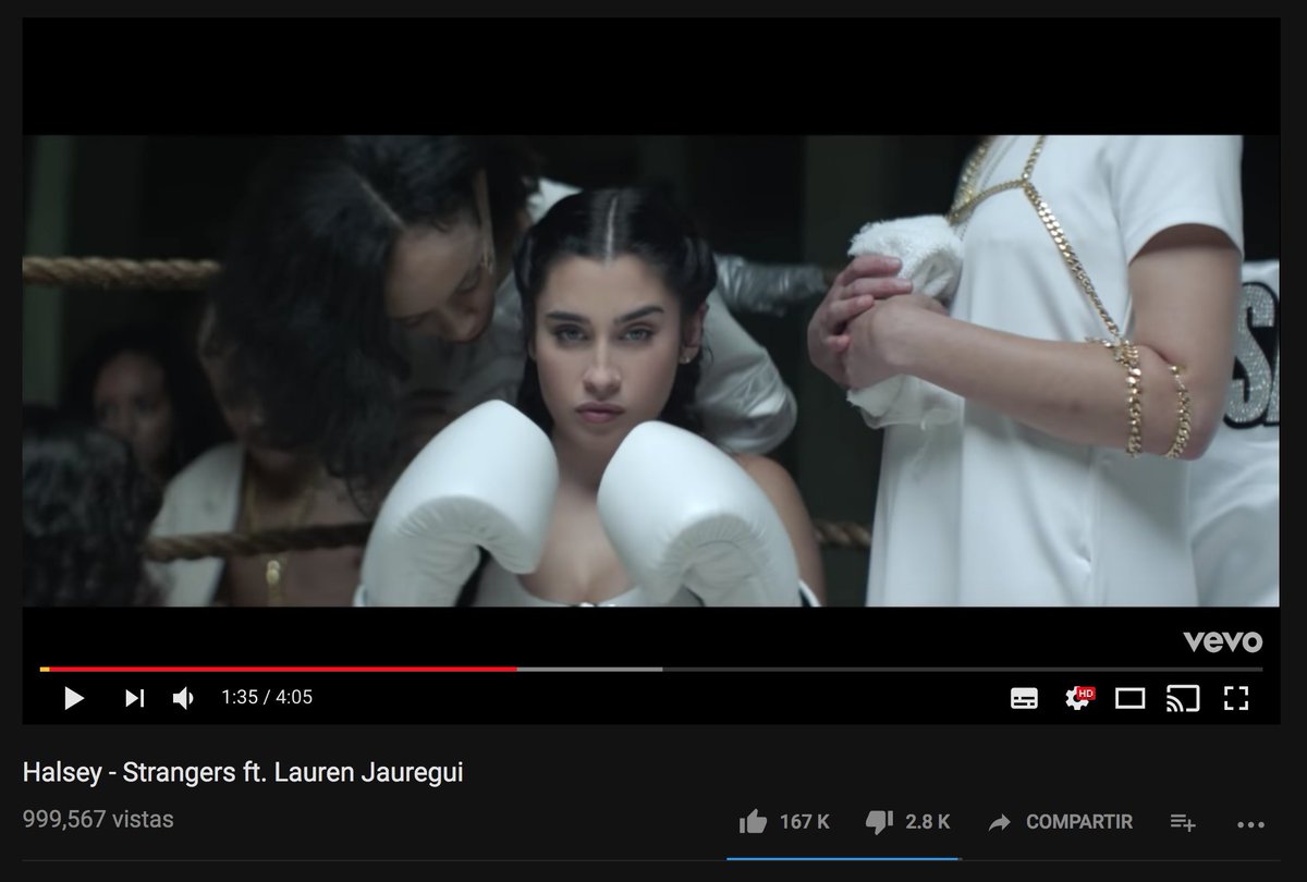 _5HLoverChile_'s tweet photo. Falta muy poco para llegar al millón de visualizaciones!! @LaurenJauregui #StrangersVideoOutNow
#StrangersVideo
#StreamStrangersVideo https://t.co/nWgrClCz1J