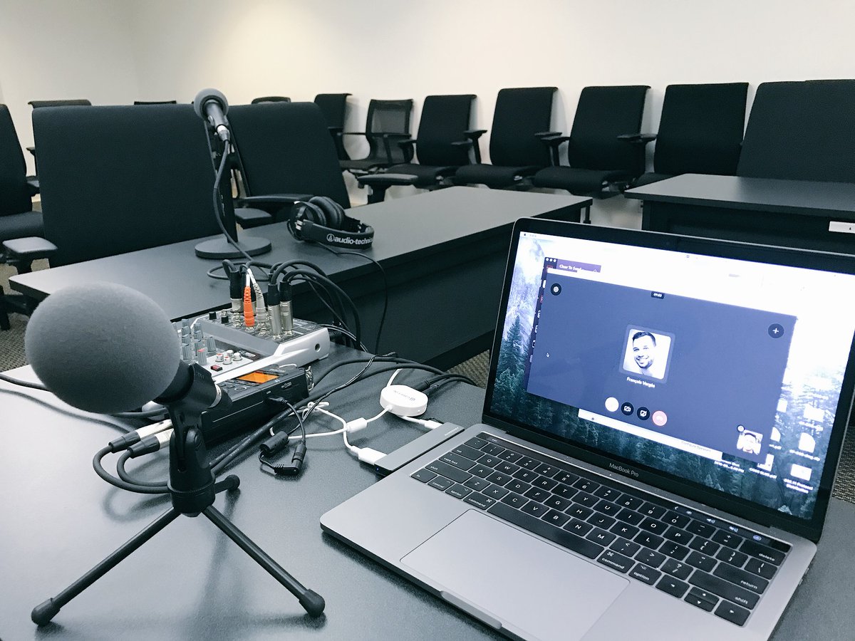 cleartosend's tweet photo. Completed an on-site recording today for an upcoming episode. VoIP over Wi-Fi worked well with @VergesFrancois in Chicago. #CTSpodcast https://t.co/A9eotqsA2k