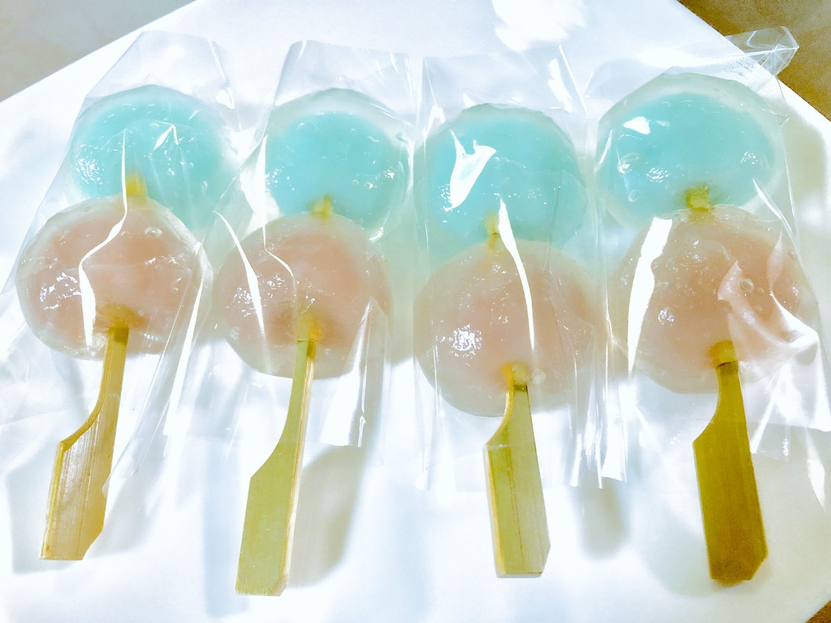しろくま Sr400 ラムネあんと桃あんのくず団子 駄菓子みたいで楽しい味 口福堂 ラムネあん くず団子 しろくま Sr400 ラムネあんと桃あんのくず団子 駄菓子みたいで楽しい味 口福堂 ラムネあん くず団子