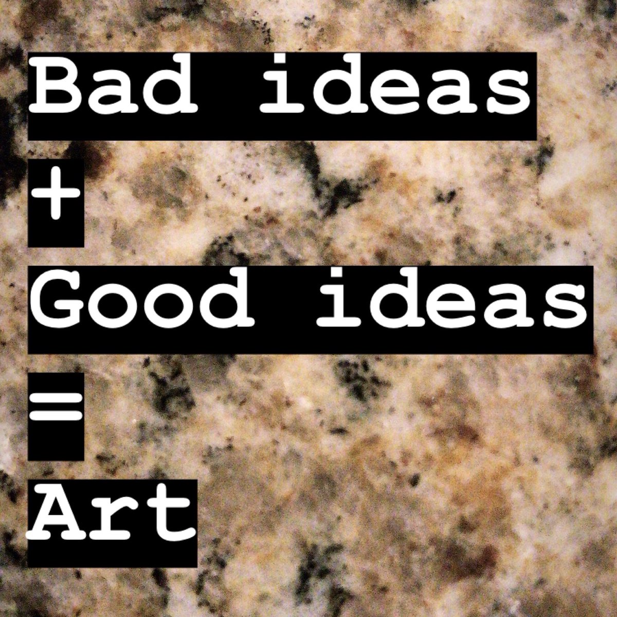 willyglad's tweet photo. The best ideas come from some of the most awkward beginnings. Don’t give up on whatever it is you’re dreaming! #MakeArt https://t.co/uhMv8VSmcm