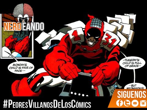 AlexCast_83's tweet image. #CalendarMan siendo hijo de #WalterMercado jajajaja no se crean, solo es un villano que esta completamente obsesionado con las fechas y los calendarios, todos sus crímenes tienen relación con alguna fecha ¡Y ya!.. #PoeresVillanosDeLosCómics