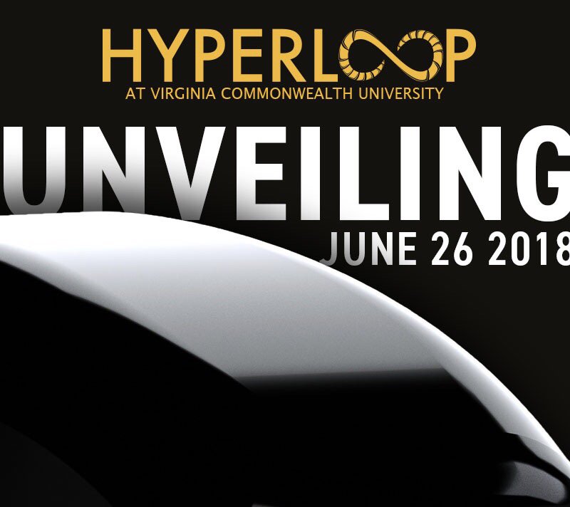 hyperloopatvcu's tweet photo. It is finally time! Tune in to our Facebook page @hyperloopatvcu for a live stream of our Pod Unveiling at 6pm on June 26th!
#unveiling #spacex #hyperloopatvcu https://t.co/jFboAkyg0c