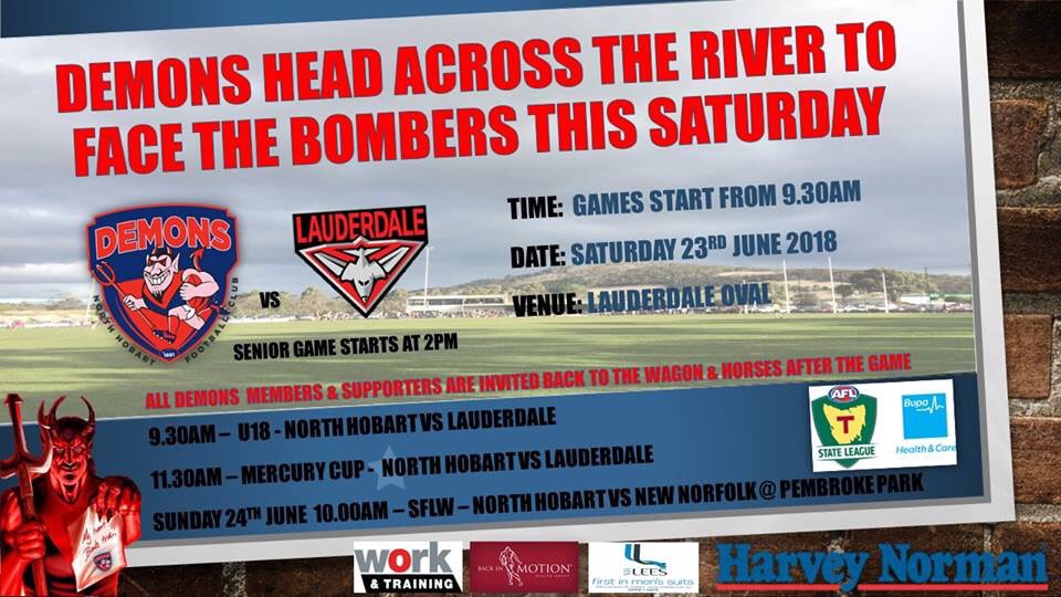 NorthHobartFC's tweet photo. Big weekend ahead!
Saturday sees our men’s teams head to ‘The Tip’ to take on @Lauderdale_FC.
Saturday night our 1987-1992 era is inducted into the @AFLTasmania hall of fame @WrestPointTas
On Sunday, our #SFLW side take on New Norfolk at Sorell.
Good luck to all! #GoDees 🔵🔴 https://t.co/SmqFuI879l