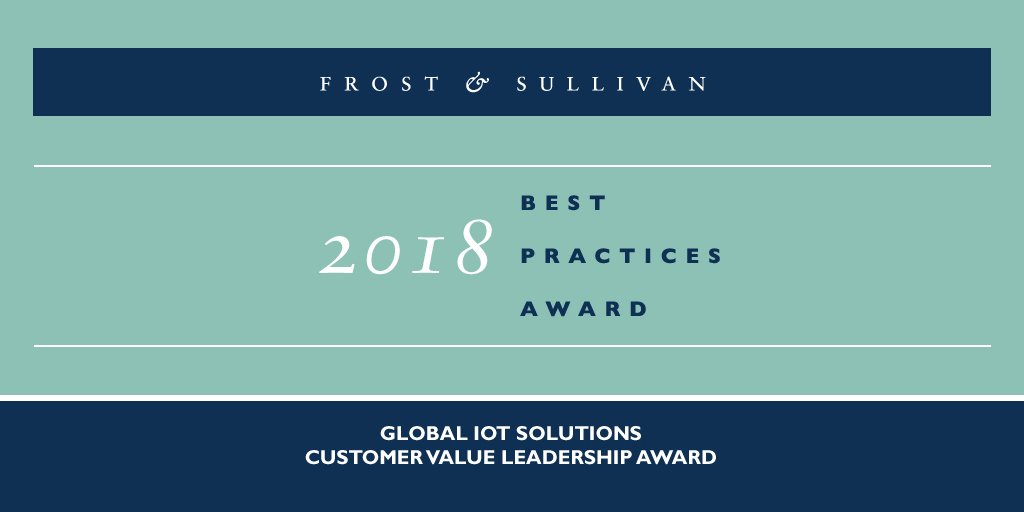 SierraWireless's tweet photo. 🏆 We're proud to have been recognized by @FrostBPAwards with the 2018 Global IoT Solutions Customer Value Leadership Award! Find out how Ready-to-Connect impressed: https://t.co/JMiOAv69qe https://t.co/ZUDu8wAjeu