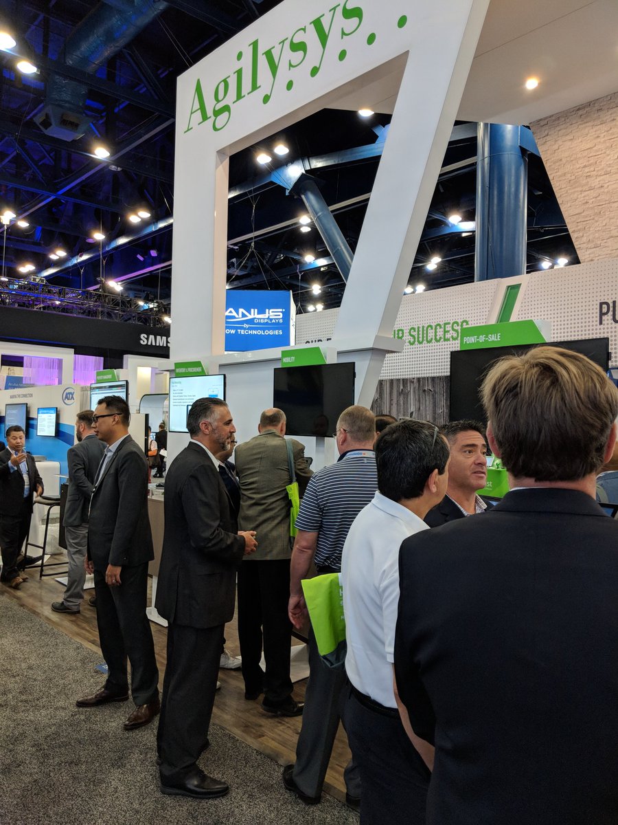 davidbaldwinATL's tweet photo. Didn't have time to tweet today but I hope everyone at #HITECtx was able to stop by and see @agilysys at booth 1911 to learn about our #PureHospitality solutions. As you can tell from the pictures, our A-Team is there to assist. https://t.co/RTi4dLGVoa
