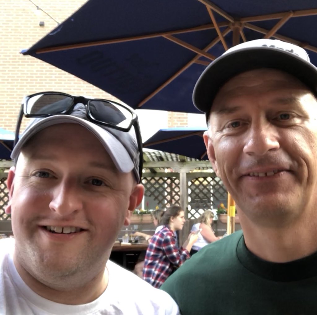 kalawrence9's tweet photo. The bromance continues. @jmamer1 @Trianglemancsd #CMPworkshops https://t.co/UYvZAXGrsV