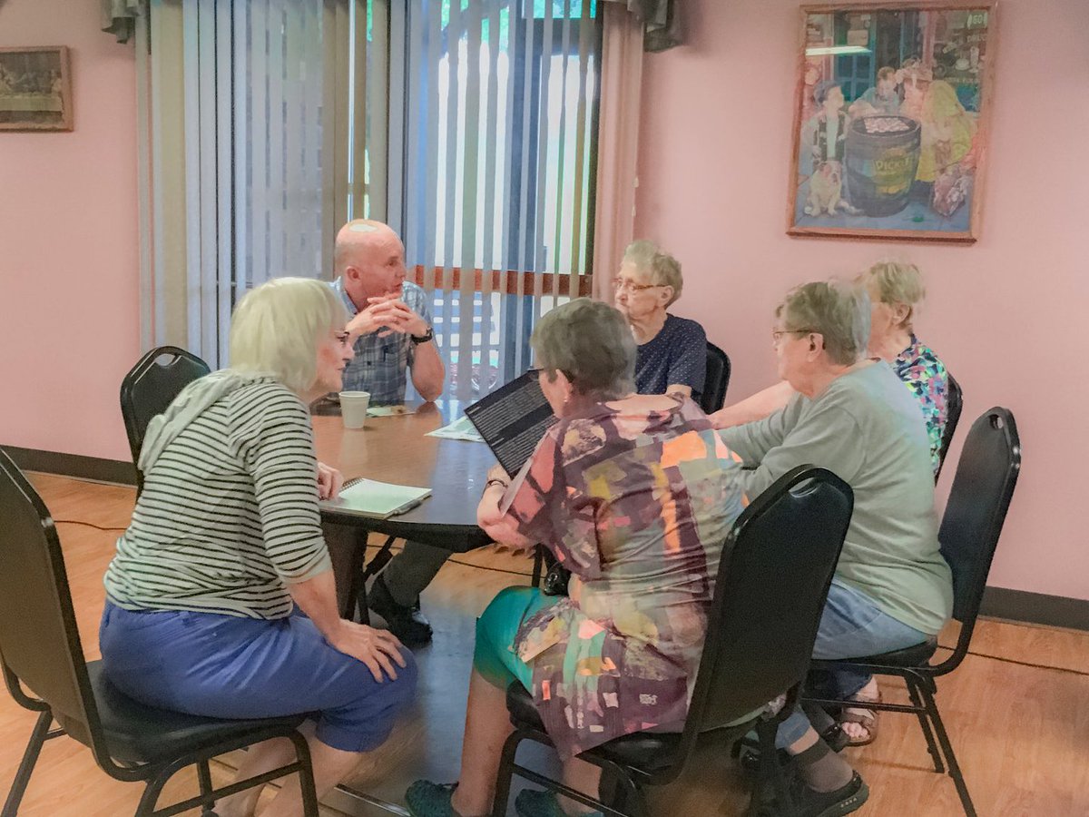 Listening and learning with some great folks at the Senior Tower Apartments Albert Lea this afternoon! #seniors  #affordablehousing #healthcare #albertlea