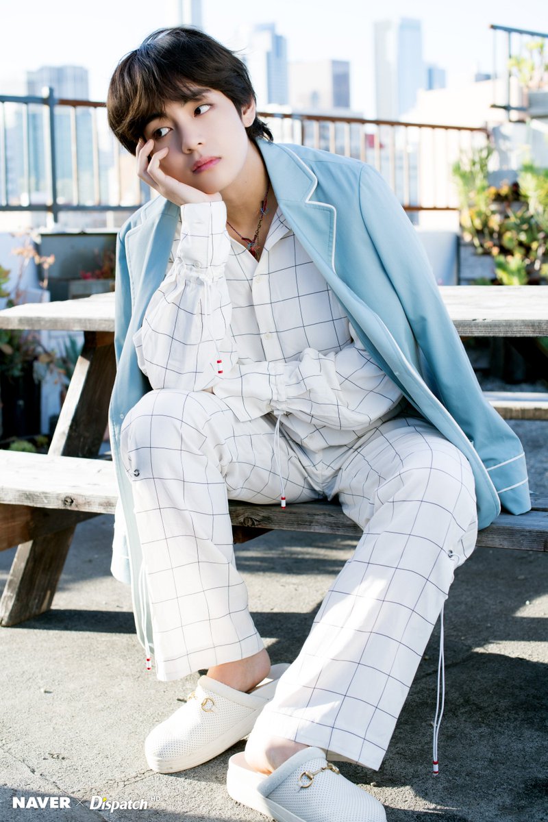 kpopping on Twitter: "#BTS's V 5th anniversary photoshoot in LA by