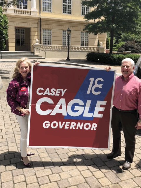 Go BIG or go home! Loved delivering BIG Cagle signs to supporters! No one is doing more for education or our economy than my friend <a href="/CaseyCagle/">Casey Cagle</a>! Let’s get out there and vote.  #CagleLead