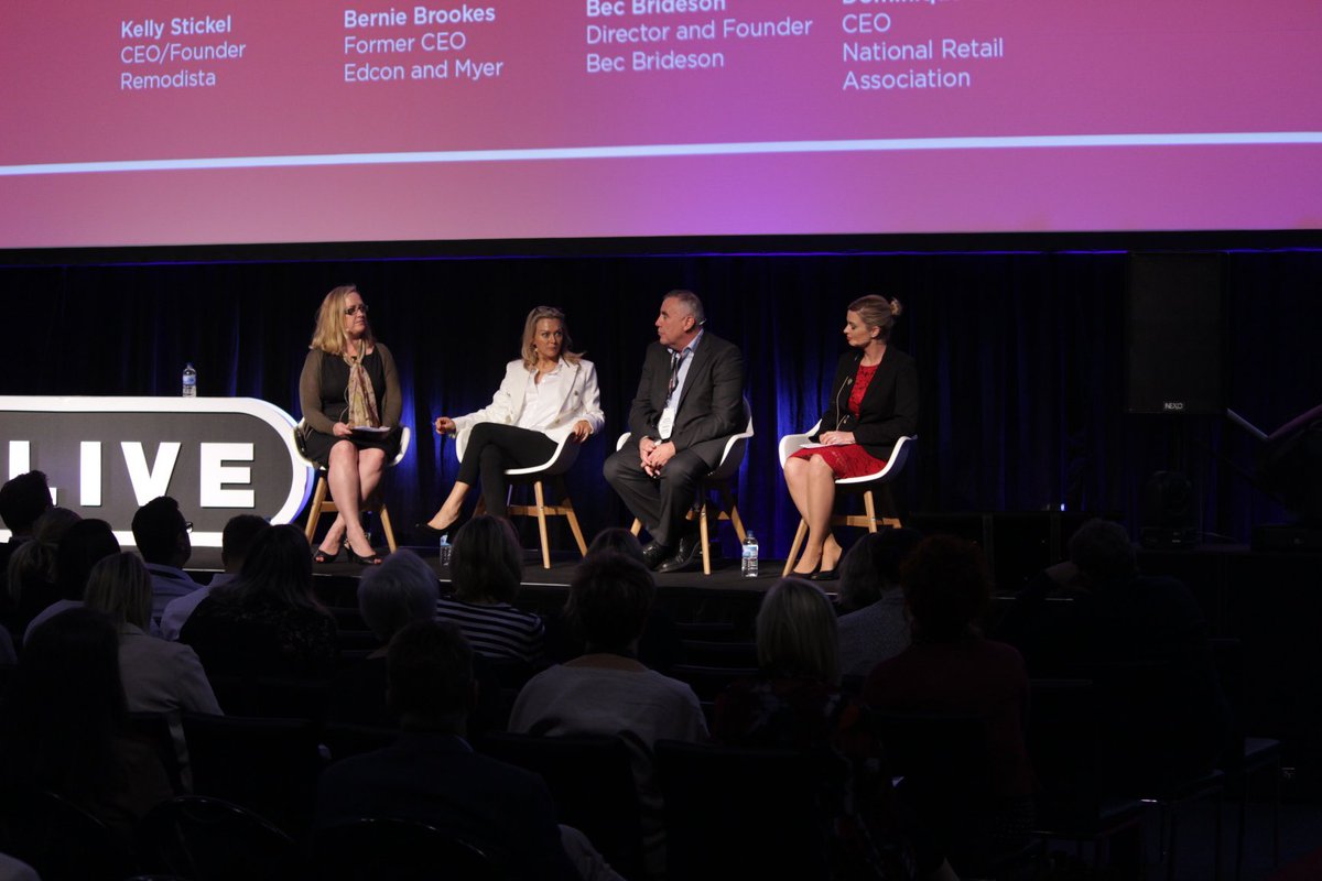 Inside Retail Live (@insideretailive) on Twitter photo PANEL comprised of CEO <a href="/becbrideson/">Bec Brideson</a>, NRA's Dominique Lamb, <a href="/remodista/">Remodista</a>'s <a href="/kstickel/">Kelly Stickel</a> and Bernie Brookes on increasing women in leadership roles. Full video here: buff.ly/2JO5gWy #FesitvalofRetailIdeas #InsideRetailLive PANEL comprised of CEO <a href="/becbrideson/">Bec Brideson</a>, NRA's Dominique Lamb, <a href="/remodista/">Remodista</a>'s <a href="/kstickel/">Kelly Stickel</a> and Bernie Brookes on increasing women in leadership roles. Full video here: buff.ly/2JO5gWy #FesitvalofRetailIdeas #InsideRetailLive