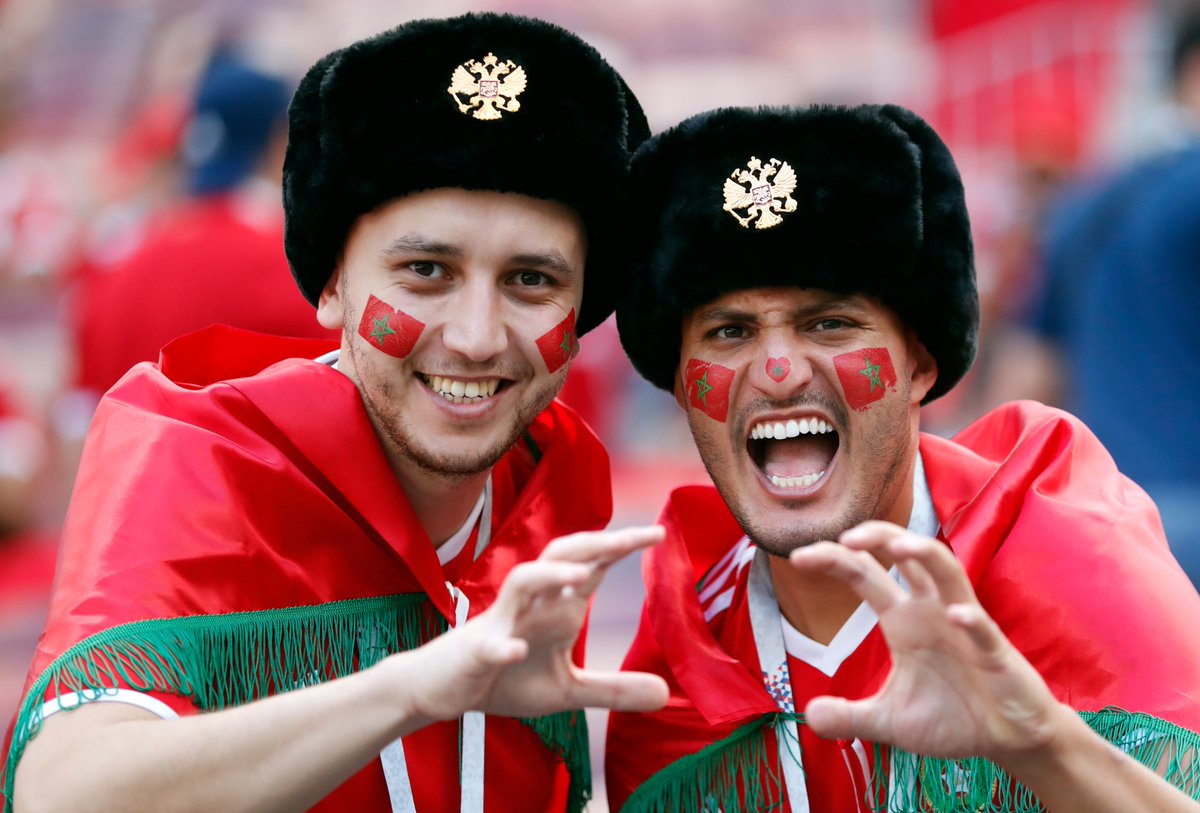 UnivDeportes's tweet photo. #Galería 📸 El color del #Por1-0 #MAR #ElUniversalEnRusia #Rusia2018 https://t.co/qZgJCdLAkY