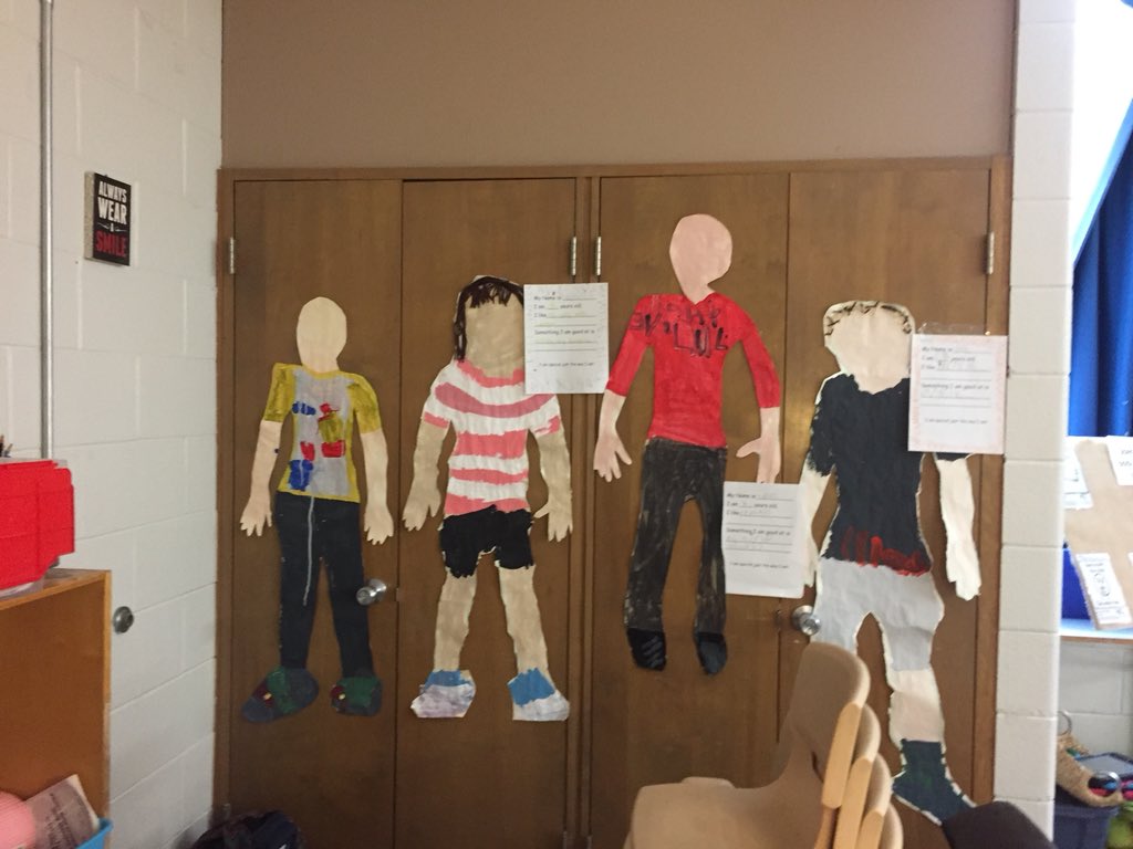 MrsVandeValk's tweet photo. We have been learning all about diversity during our latest inquiry. The students loved creating themselves. The fantastic detail the students added shows how invested they were in this inquiry. #TLDSB #tldsbart #tldsblearns #steam #itsoktobedifferent #jcps @JackCallaghanPS https://t.co/oQ181z5fNJ
