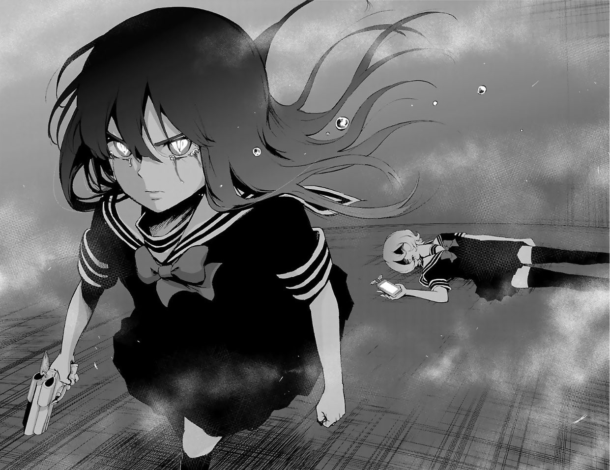 まろん アリスちゃんの裏切りとその後の動向に関してはまだ明らかにならないみたいだけれど 彩ちゃんも寿命があと少しというのに ステッキで寿命を分けられるようになったということは 彩ちゃん自身も危ういのでは けど 奴村さんは時間停止を身