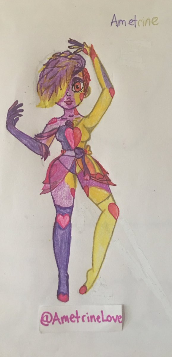 AmetrineLove's tweet photo. 💜”Love is everything to me, nothing can change that.”💛
💜5’7💛
💛Weapon is a Scythe💜
💜Semi-Detailed, Very Literate💛
💛SFW only💜
💜#SUrp💛
💛OC💜
💜Plotting in DMs💛
💛Art of Ametrine is Mine💜
💜A Citrine and an Amethyst Combined into One💛
💛Please RT and Like💜 https://t.co/Ohdvsc8rCK