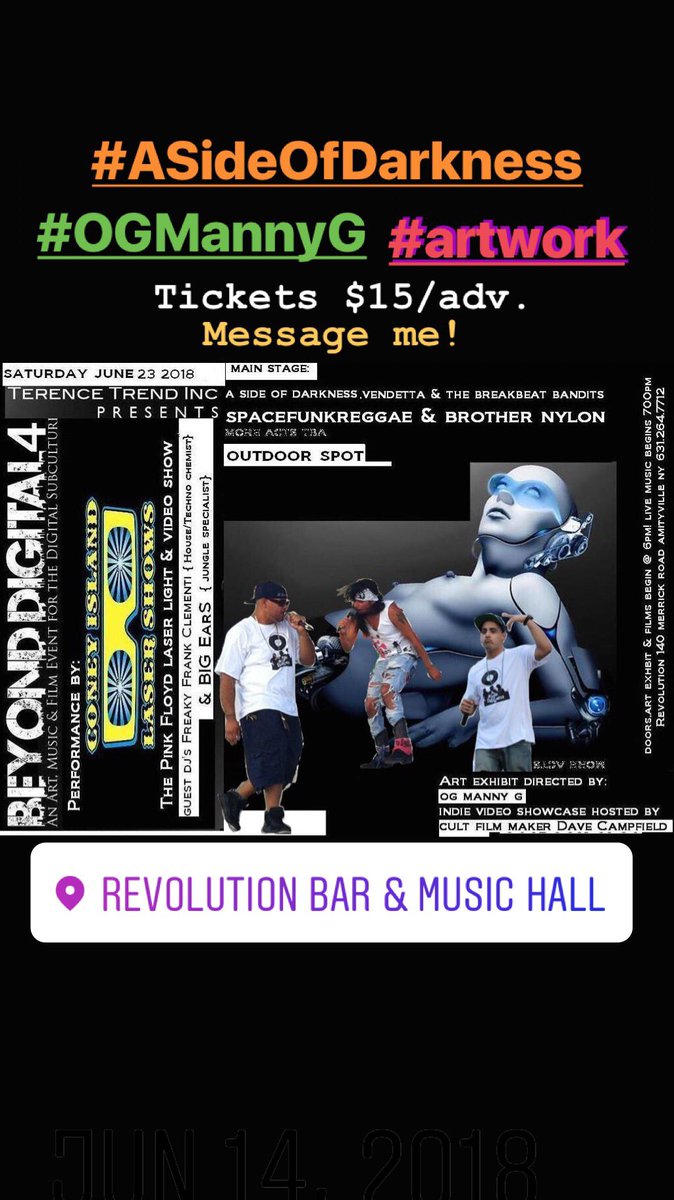 ASODMUSIC's tweet photo. Wild Stangs by A Side Of Darkness #performance @revolution_li message for #tickets #OgManny #exhibiting #Artwork https://t.co/EpOCn9vFUM via @YouTube https://t.co/sqqCW8mRtG