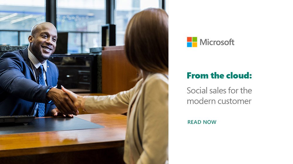 MSCloud's tweet photo. Check out the 3 ways social selling can benefit both your #sales team and your customers. Learn more: https://t.co/or9eeoyEuV #MSCloud https://t.co/FaidiX3jeJ