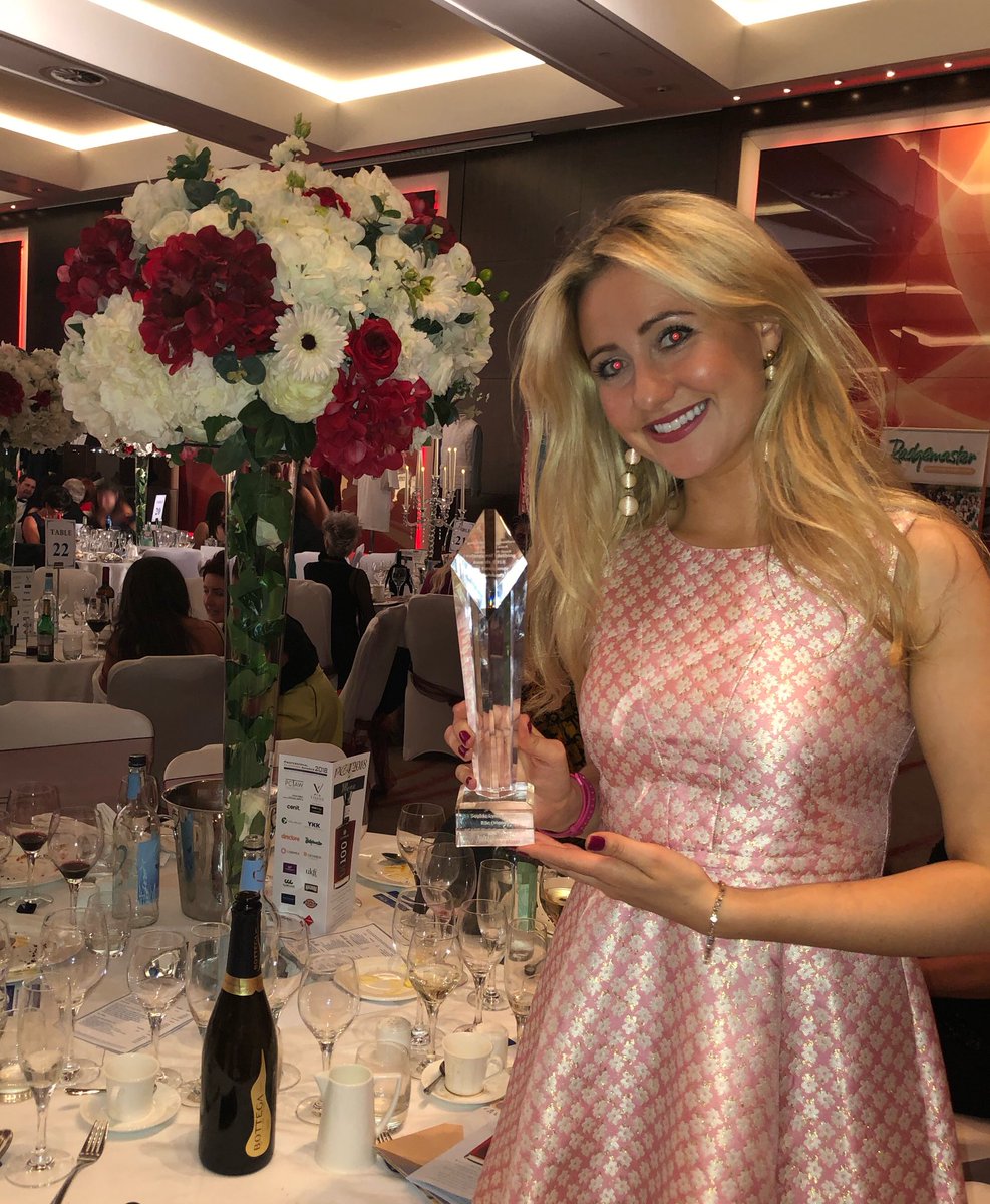 SophieLydia24's tweet photo. I’m incredibly honoured to have won the ‘Best Newcomer’ award at @PCdirectore #PCAwards for my safety shoe development including @Amblers_Safety #SophieShoe & #LydiaBoot! It’s an honour to raise the profile of #BuildingSurveying & women in #Construction thanks @InsideAtkins #PPE https://t.co/s77YtbWKMF