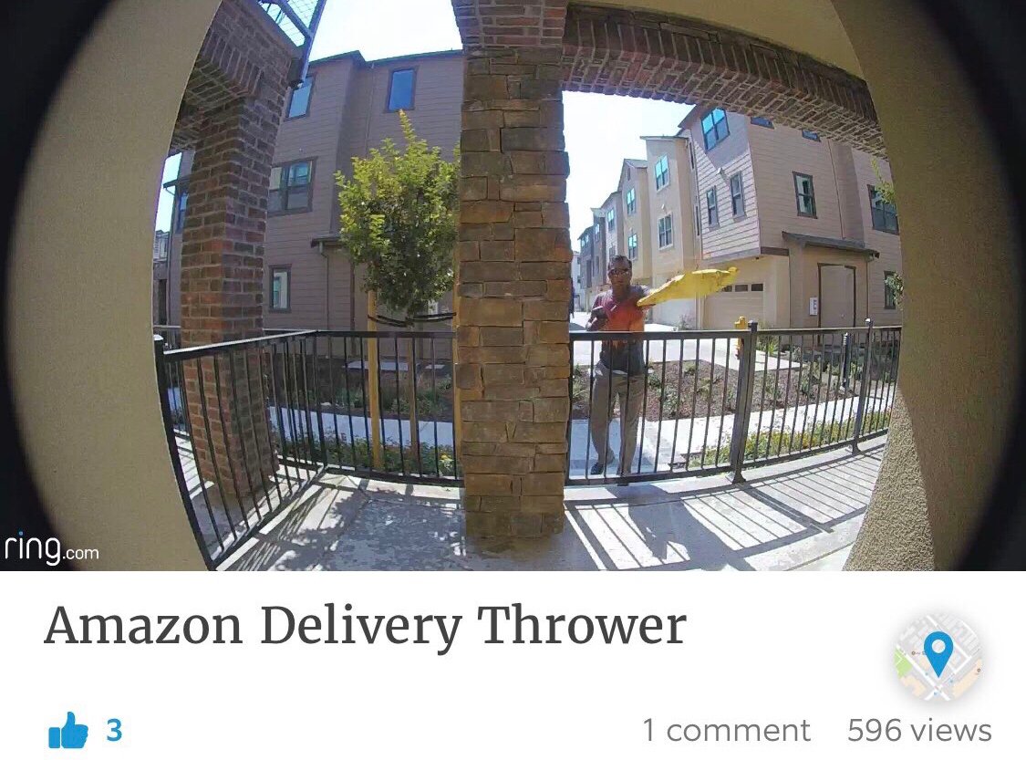 "Amazon Delivery Thrower"