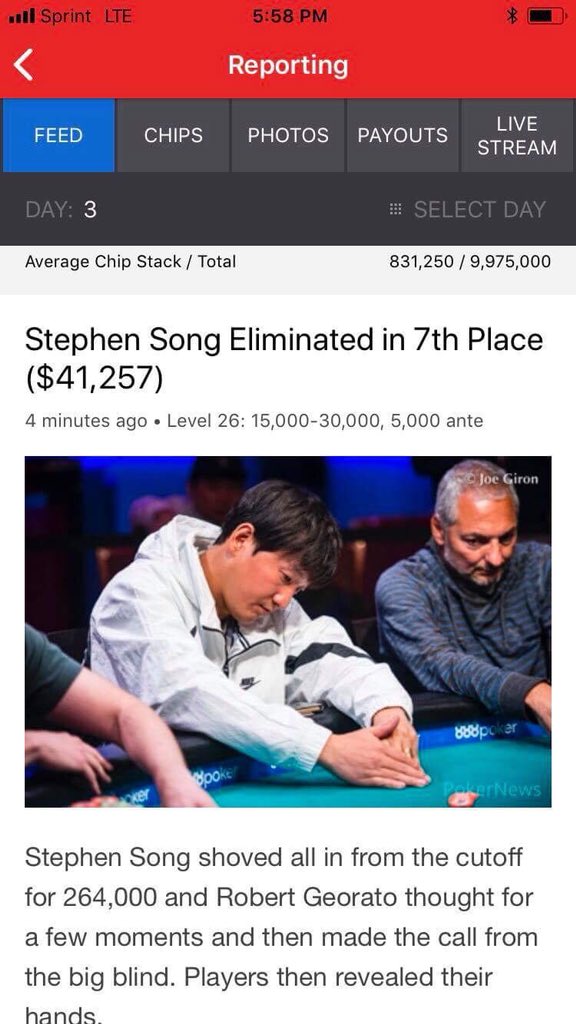 Gg out in 7th. At least they got a nice action shot of me
