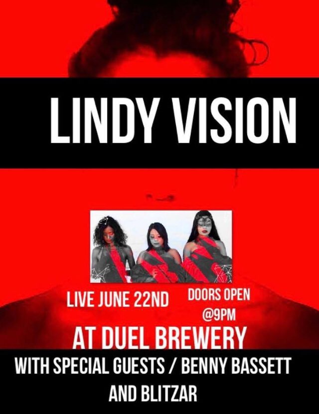 Duel Brewing

#Albuquerque

Lindy Vision
Benny Bassett
Blitzar

6⚡️22⚡️2018