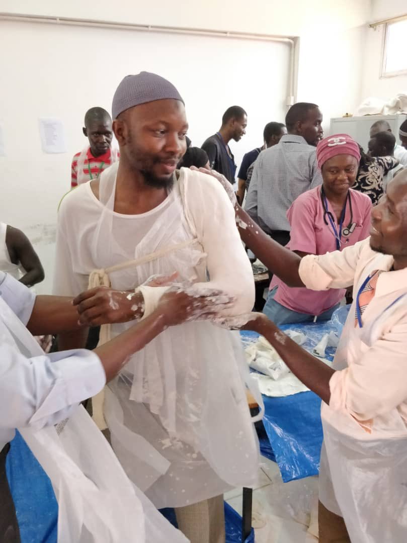 DrKebsun's tweet image. Day 2 of @TheAOAlliance non-operative fracture management course at EFSTH. More gun learning again today. Everyone got stuck in for the practicals