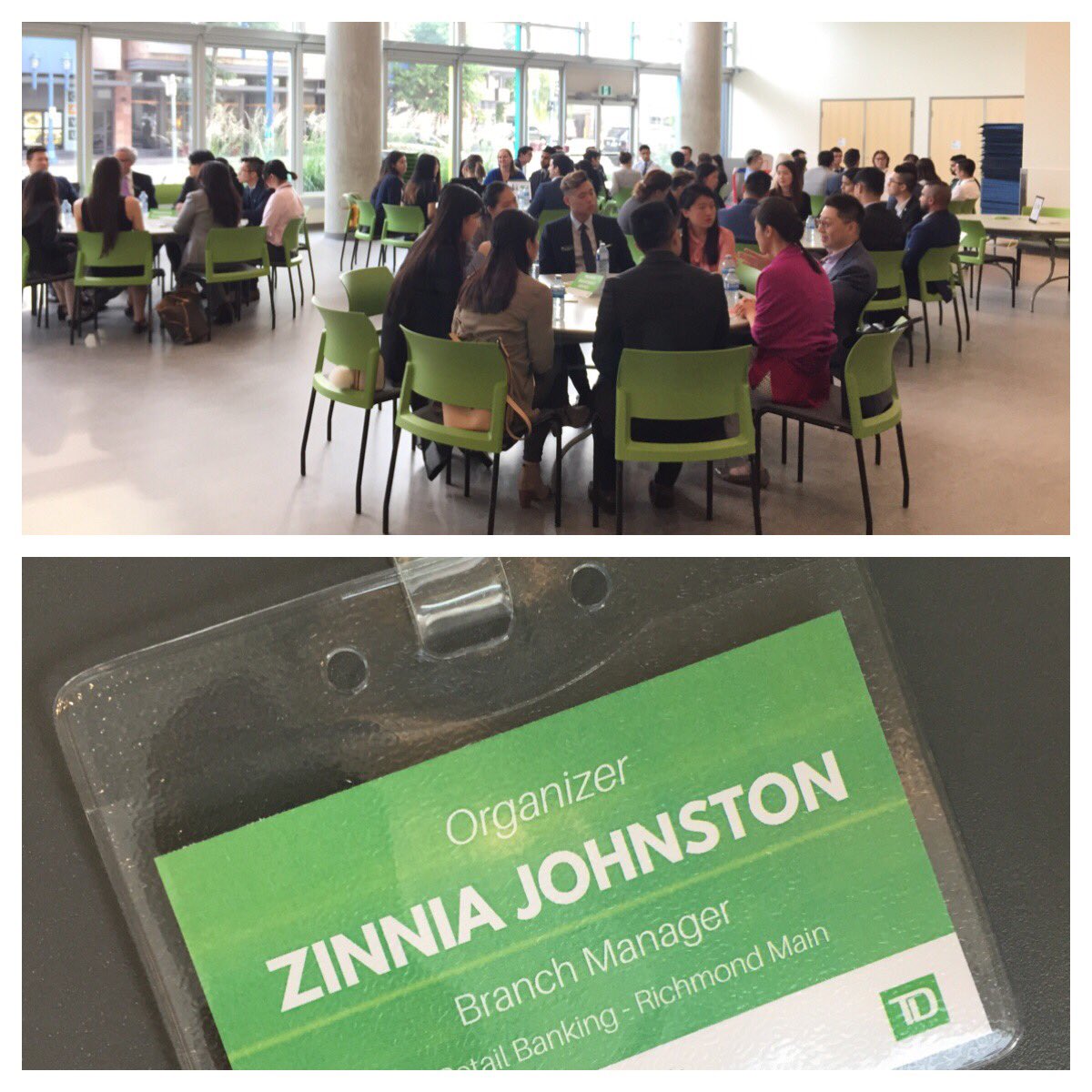 OneTD Talent event in Richmond!  Fantastic to see the great turnout of colleagues, partners and guests coming together to explore TD!