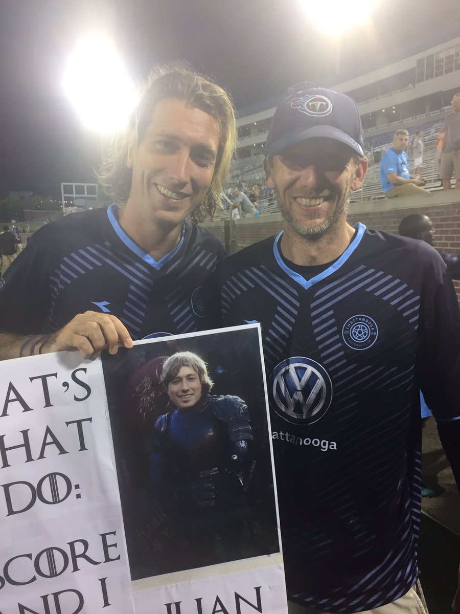 Thanks, <a href="/juanhm11/">Juan Hernandez Mendizabal</a>!  #ChattanoogaFC
