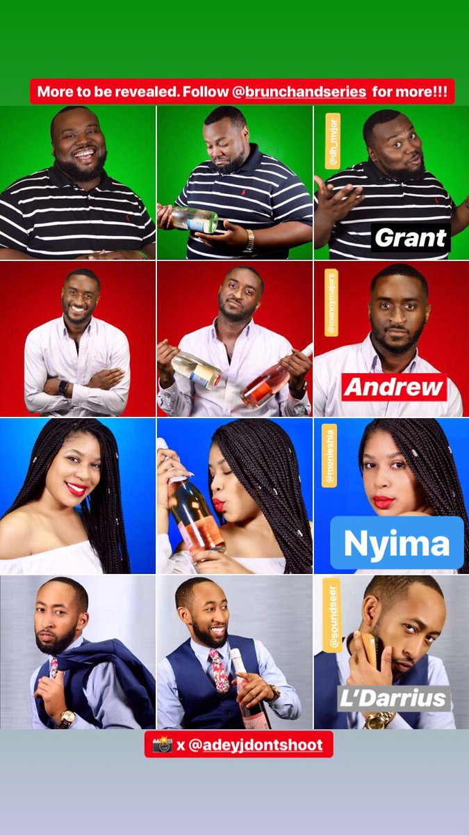 DWillDoesItAll's tweet image. #Twitfam make sure you are #following @brunchandseries. I got booked as Grant. This should be fun. Here are also some of my cast mates. 🙌🏾🙌🏾🙌🏾