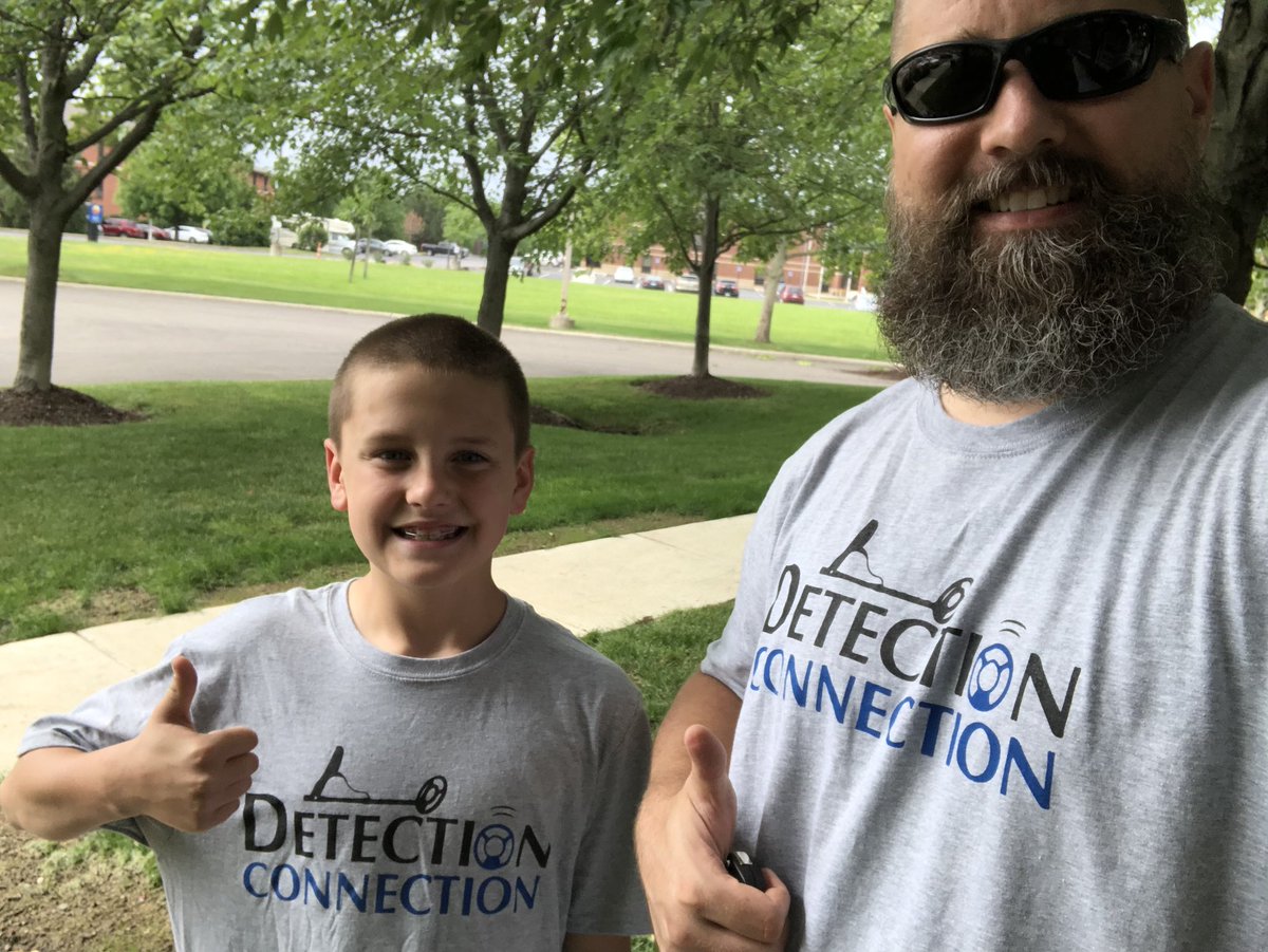 Thanks for the hunt today <a href="/Detectionconnec/">Detection Connection</a>. We had a blast beeping with you. Cant wait for the next time! #metaldetecting #dirtfishing