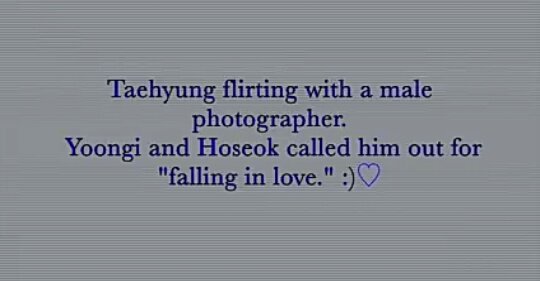 I swear if you watch the video he really was flirting with the camera man and got flustered/tried to act natural by pulling out his phone and staring at it when both Yoongi and Hoseok called him out.