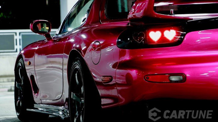 限定数のみ マツダRX-7 FD3S 社外ランボルギーニ風テールランプ