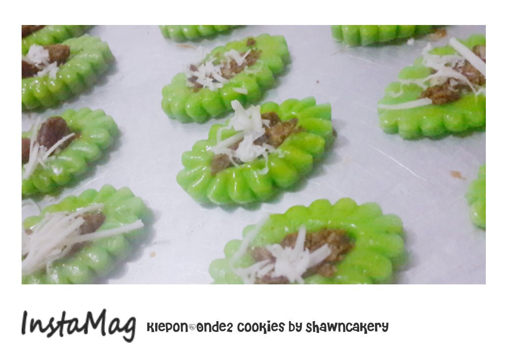 Klepon/Onde-onde Cookies #shawncakery #lovesweetsavory for recipe : cookies  lovesweetsavory.blogspot.com