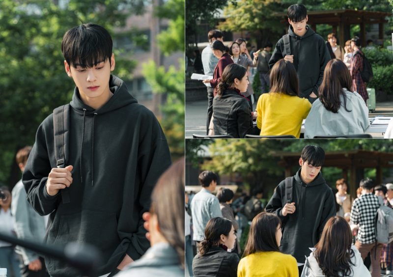 kpopers_family's tweet photo. Still cuts of JTBC upcoming drama 'My ID is Gangnam Beauty' starring Cha Eunwoo and Im Soohyang https://t.co/1VesKq2STf