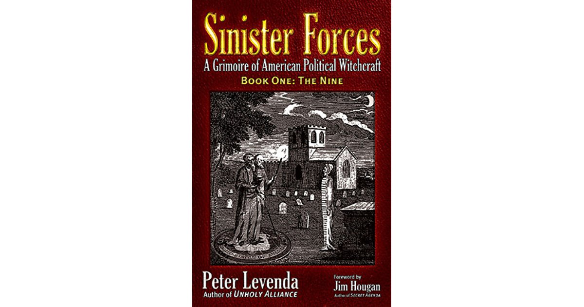 Oops, forgot to show Lavenda's book cover:"Sinister Forces: A Grimoire of American Political Witchcraft"