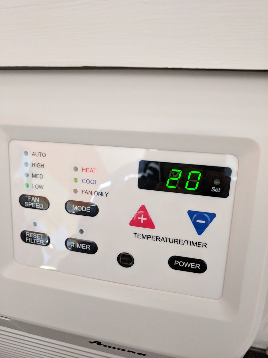 pbreault's tweet photo. A productive trip to the US always starts by switching every thermostat to Celsius #pushingmymetricagenda https://t.co/oQuhTG9zGy