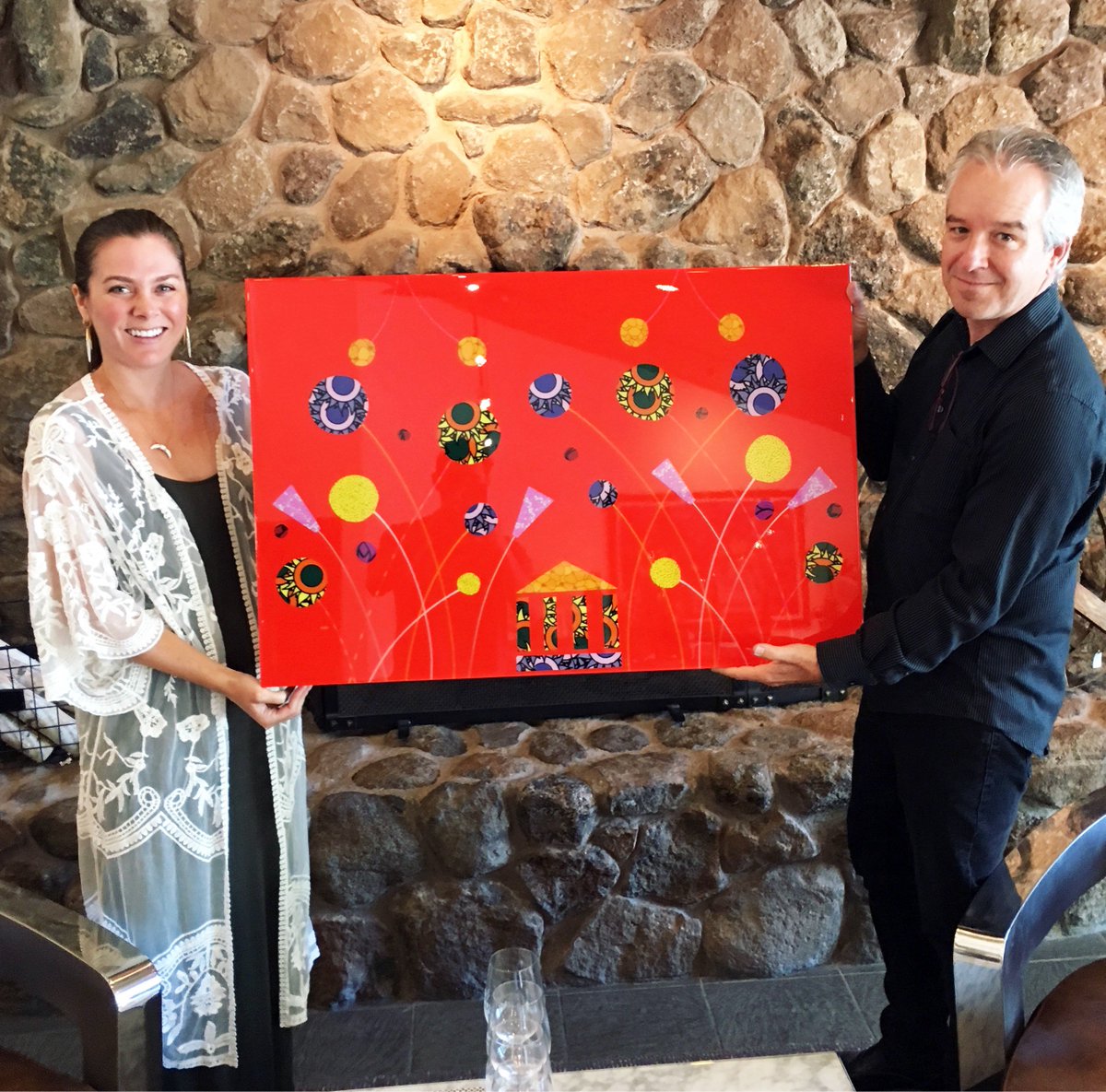 johnkraft's tweet photo. It was a pleasure to deliver my commissioned piece, Imagine, to @ImageryWinery earlier today. #johnkraft #art #wine #imagerywinery https://t.co/VQZ8USkgeh
