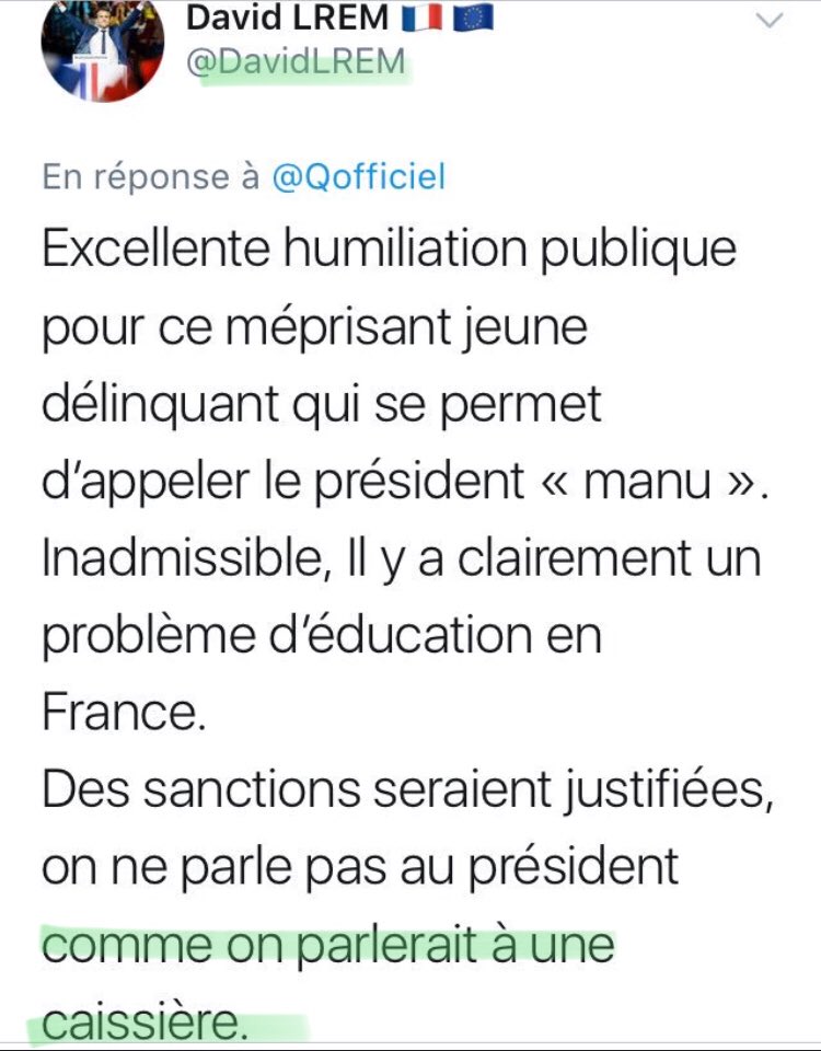 spetsnagirl's tweet photo. « ...tu te rends compte  @DavidLREM qu’à 1 minute près ta mère aurait pu t’avaler ...
A quoi ça tient le bonheur ..?!?
Bon en même temps .. on se serait privé d’une occasion de rire ...

Toutes les caissières du monde t’emmerdent.
David https://t.co/bINpzKVVkA
