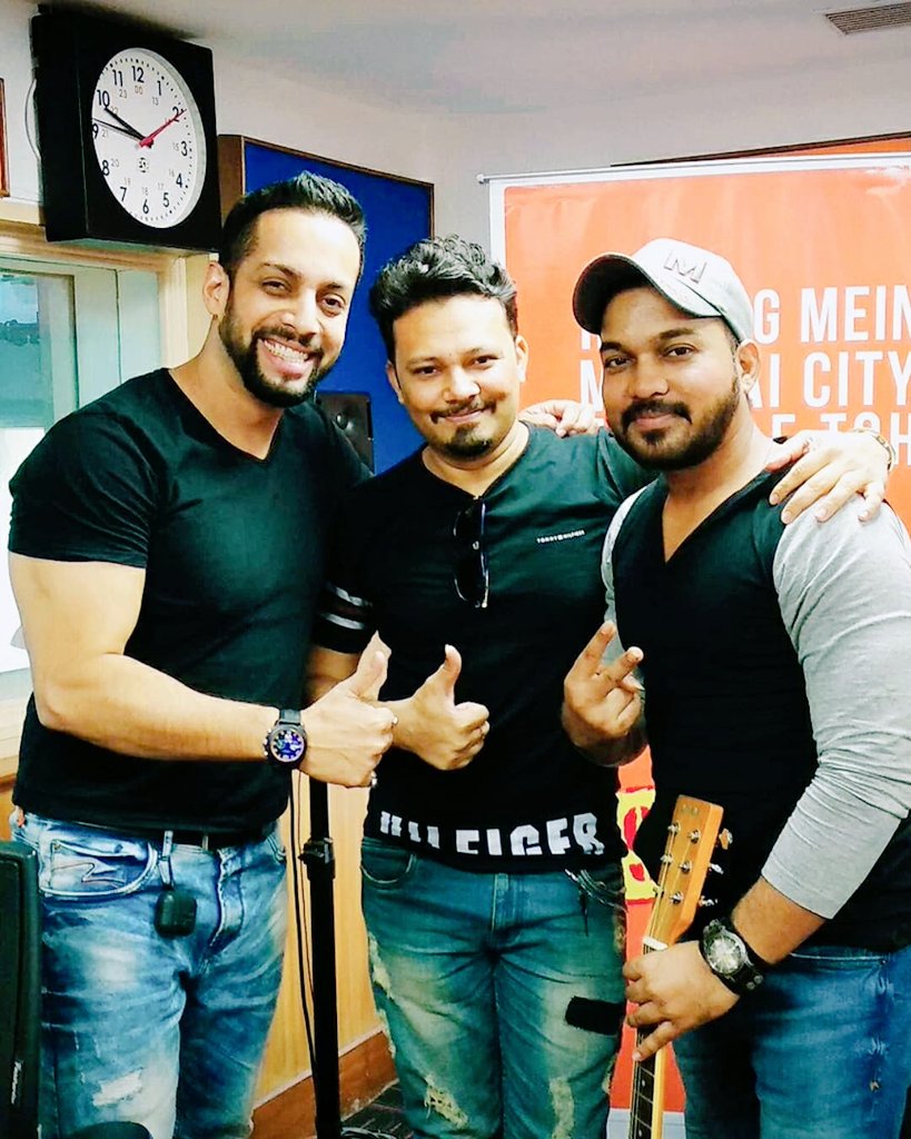 hardikachaarya's tweet photo. Today on the world music day we really had a super duper fun at Radio city Mumbai 91.1 with our favourite @archanaapania &amp; @salilacharya ..you both are just fantabulous .#race3
#partychaleon 
Happy World music day to all 💟💟💟 Keep Spreading Love through music... https://t.co/dp4FzrCuiW