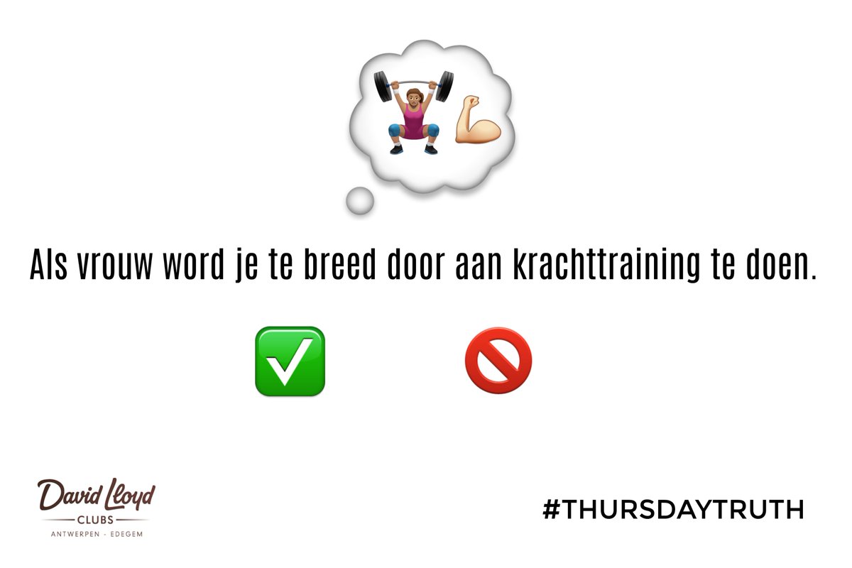 Veel vrouwen doen niet aan krachttraining aangezien zij bang zijn om te breed te worden en hun vrouwelijke vormen te verliezen.

Dit is dus echt niet waar! 
Vrouwen die aan krachttraining doen zitten strakker in hun vel en vaak worden juist de vrouwelijke rondingen benadrukt.